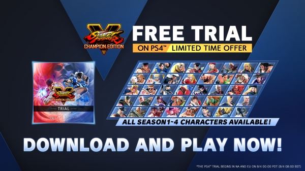 Capcom показала совершенно нового бойца для Street Fighter V и пригласила владельцев PS4 поиграть в файтинг бесплатно 